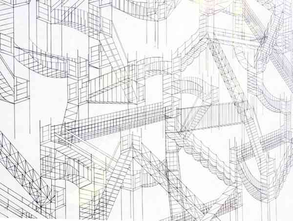 adrien_vescovi_vanishing_point_2009_dessin_graphite_sur_papier_150_x_577_cm