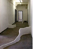 cedric_alby_somnanbule_2007_sculpture_in_situ_polystyrene_platre_environ_20_m_lineaires