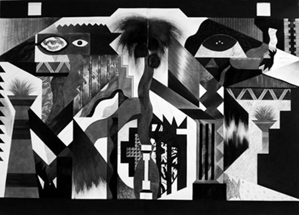 christian_newby_hacienda_ii_graphite_ink_fusain_acrylic_on_paper_2009