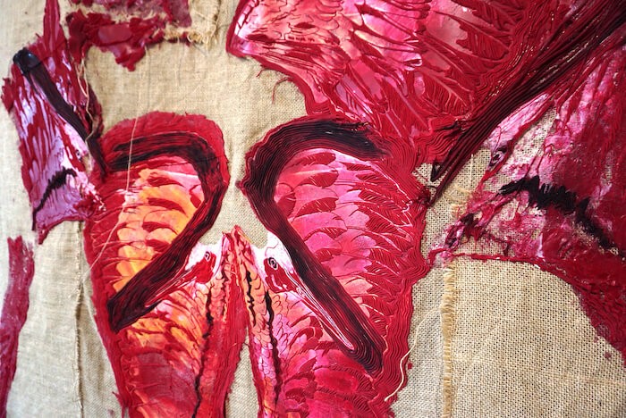 christiane_blattmann_hear_detail_2018_silicone_pigment_jute_vue_de_lexpo_un_break_my_walls_kunsthalle_munster_2019_volker_renner