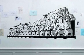 indra_schelble_hermanns_haunted_bedroom_2005_installation_techniques_mixtes