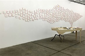 2_julie_michel_birdsflock_vue_de_l_exposition_hasards_heureux_a_la_galerie_de_la_salle_des_machines_friche_la_belle_de_mai_juin_