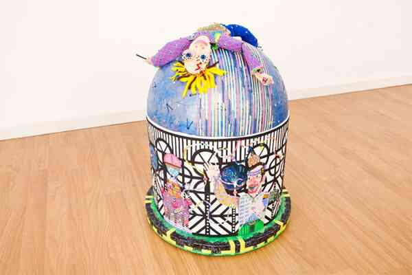 oliver_braid_predictions_2010_cardboard_paper_paint_pencil_crayon_embroidered_foam_felt_and_foam_core