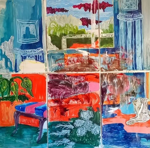 reclining_figure-acrylics_ink_on_paper-183x193-5cm