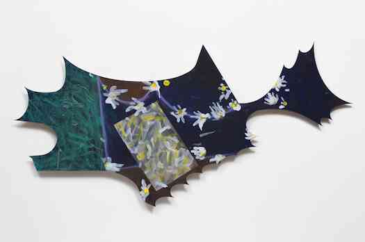 tiziana_la_melia_daisy_lick_2015_16_chalk_pastel_flashe_gouache_and_resin_on_aluminum_114_cm_x_38_cm_unique