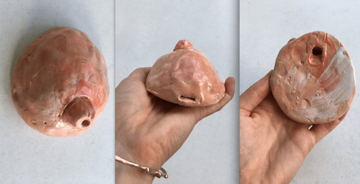 gina_folly_spirits_tit_2016_ceramic_ocarinas_for_regenerate_and_respirit_the_space_glazed_10x20x10_cm_unique