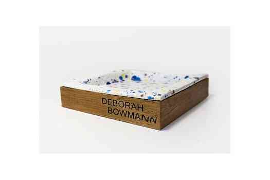 deborah_bowmann_glazed_ceramic_red_wood_vinyl_13_x_13_x_5_cm_edition_of_7