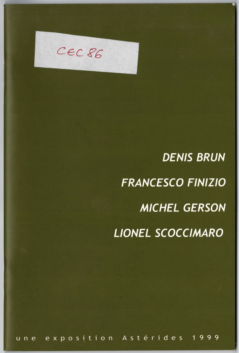 1999_asterides_denis_brun_francesco_finizio_michel_gerson_marta_vrablicova_olivier_malfait_lionel_scoccimaro_1